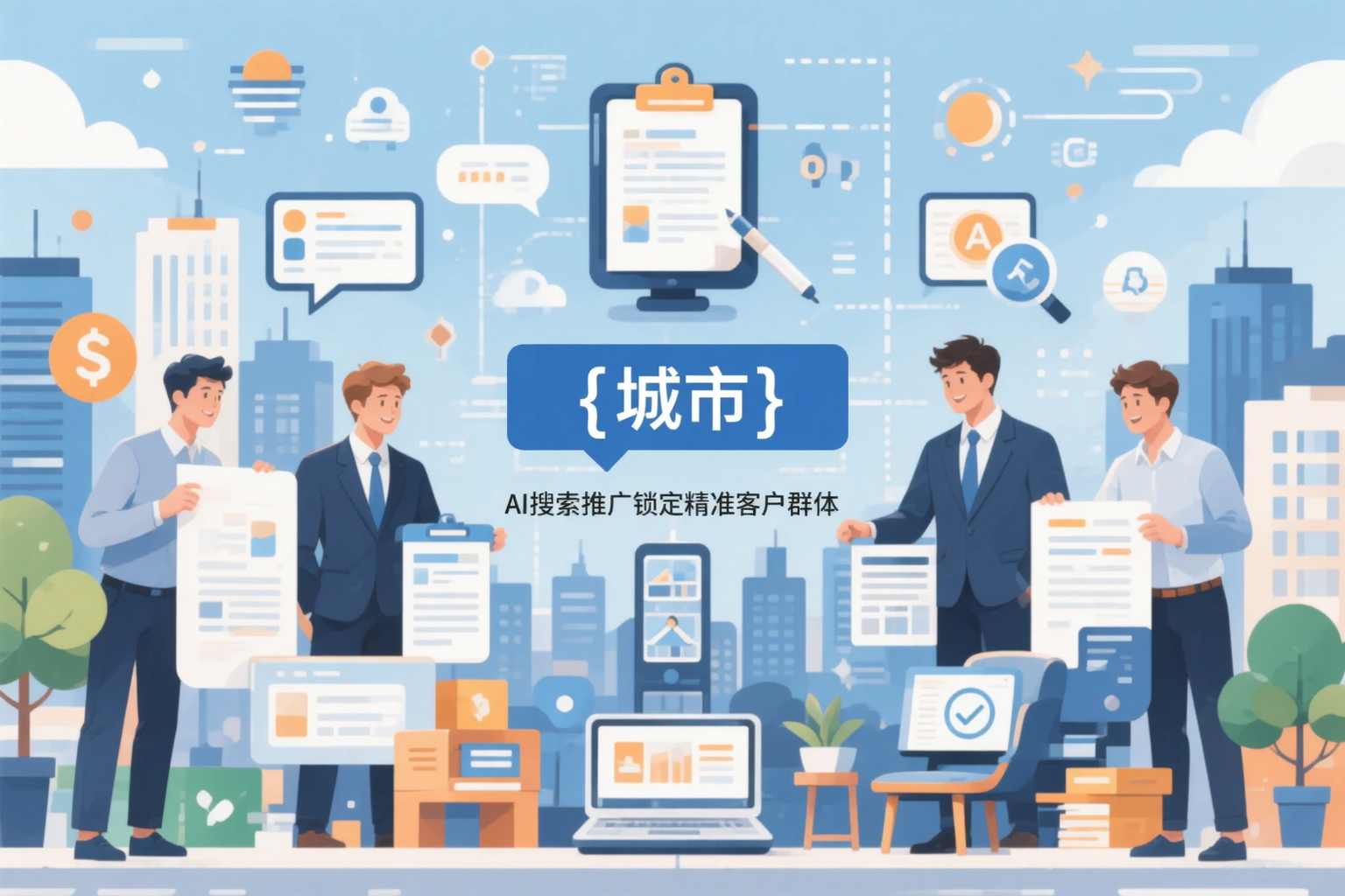乌海公司如何用AI搜索推广锁定精准客户群体