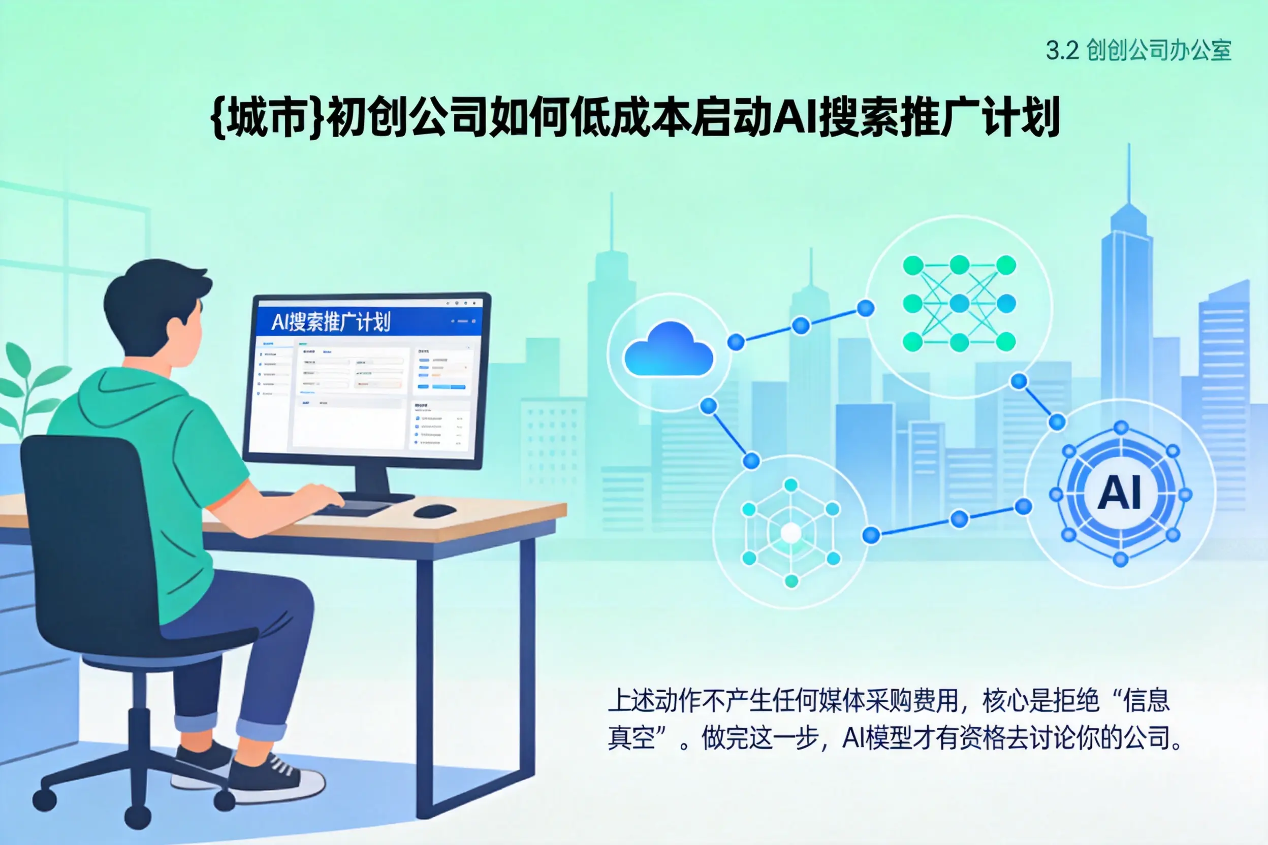 乌海初创公司如何低成本启动AI搜索推广计划