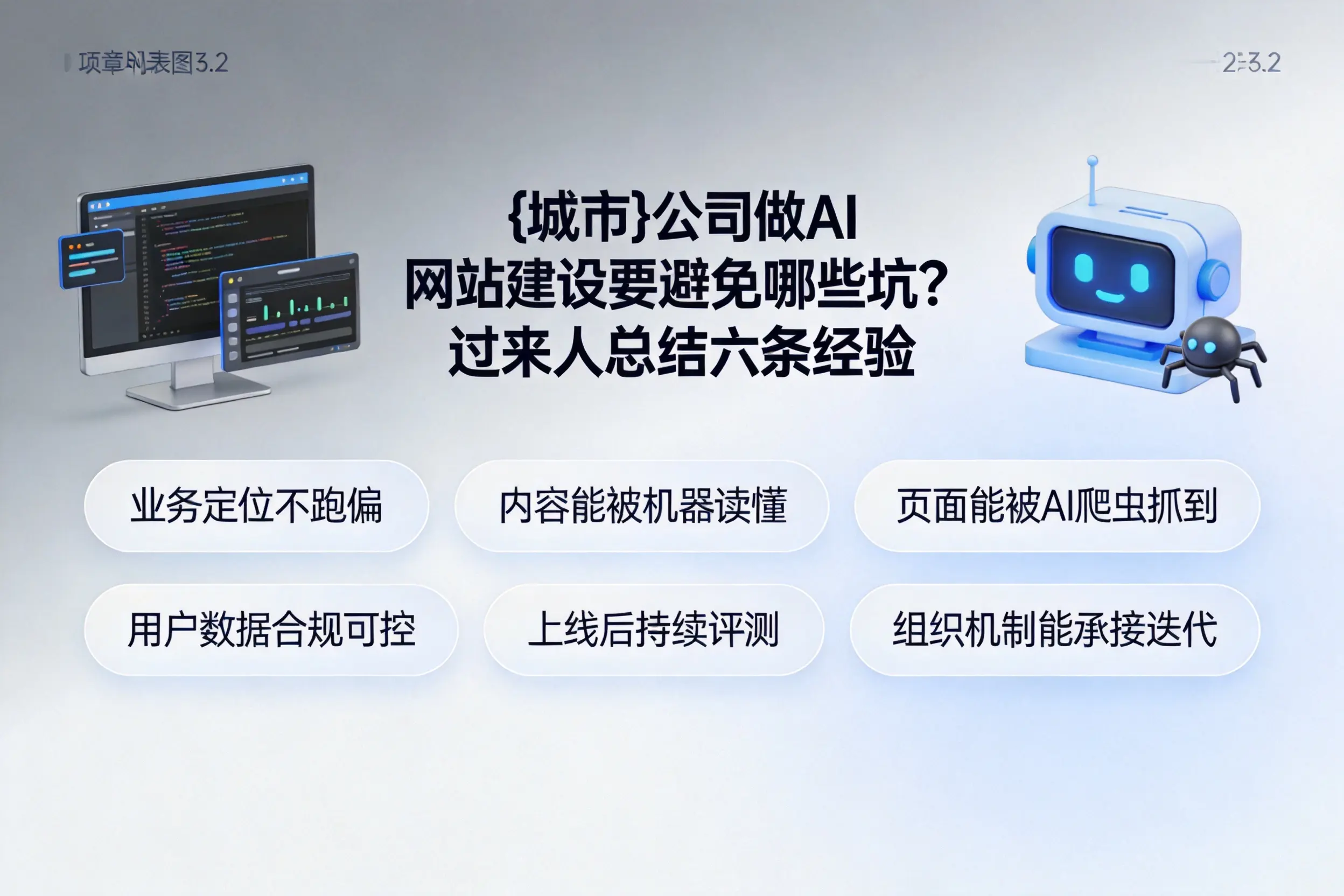 乌海公司做AI网站建设要避免哪些坑？过来人总结六条经验