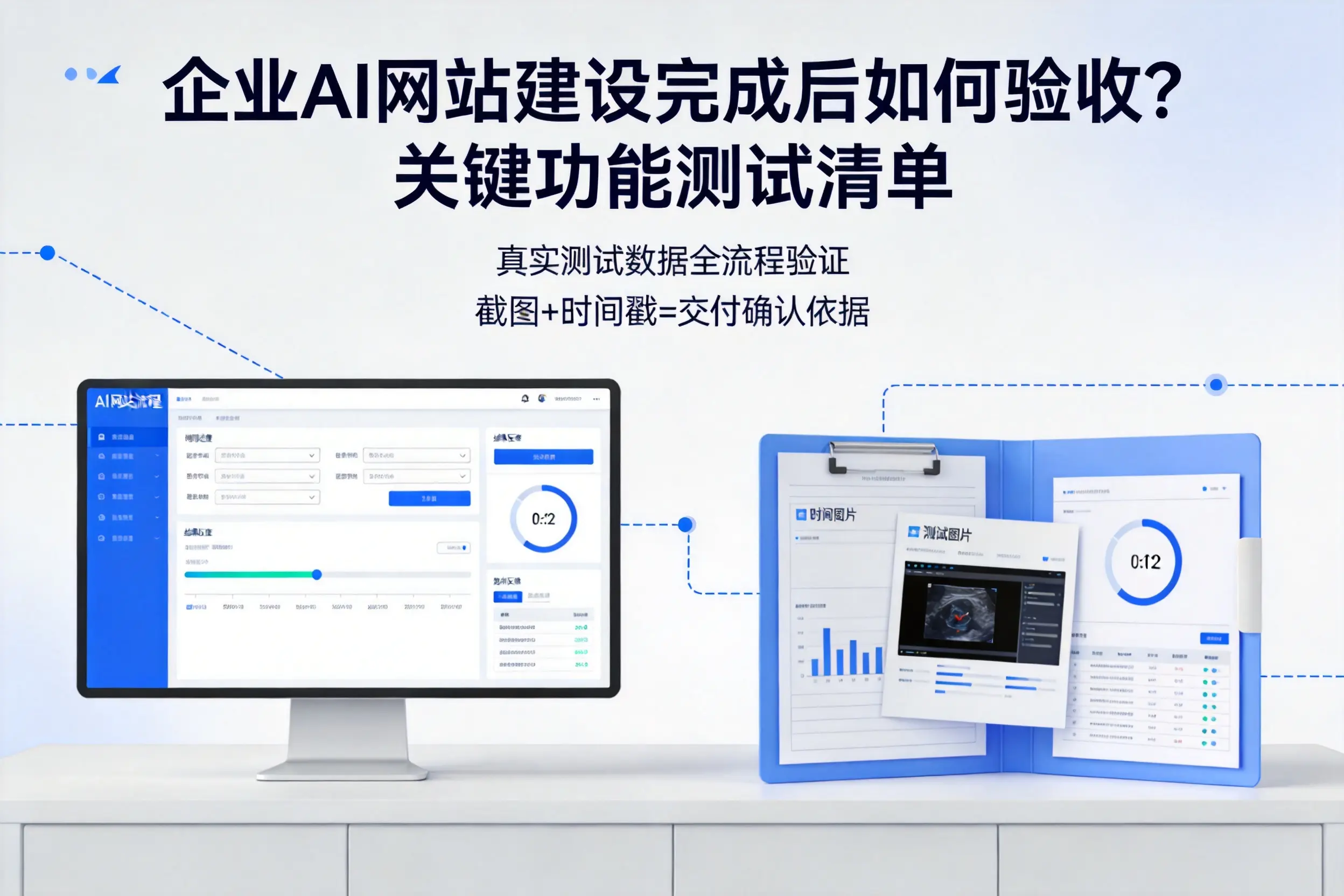 乌海企业AI网站建设完成后如何验收？关键功能测试清单
