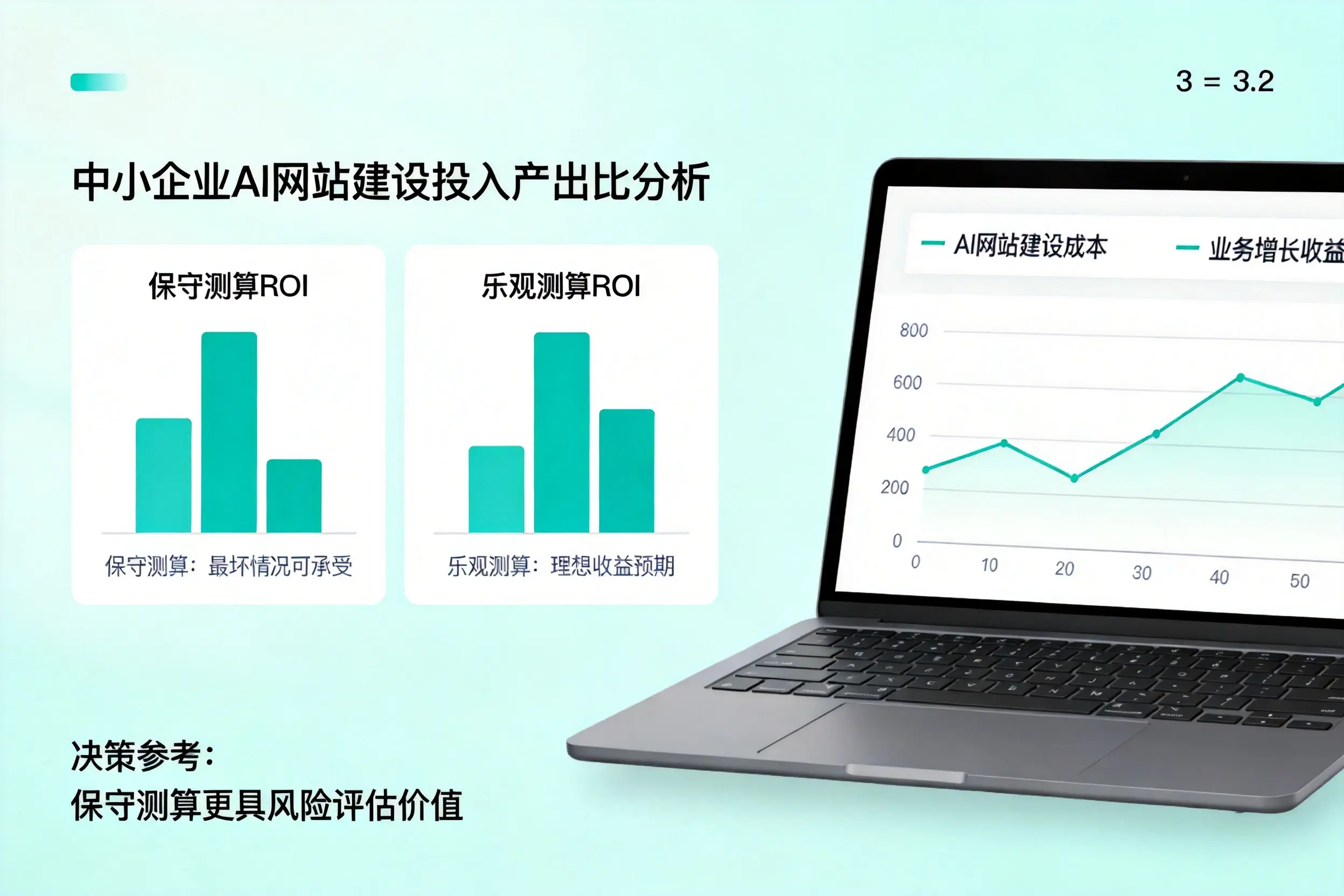 乌海中小企业AI网站建设投入产出比怎么算?先看这份分析