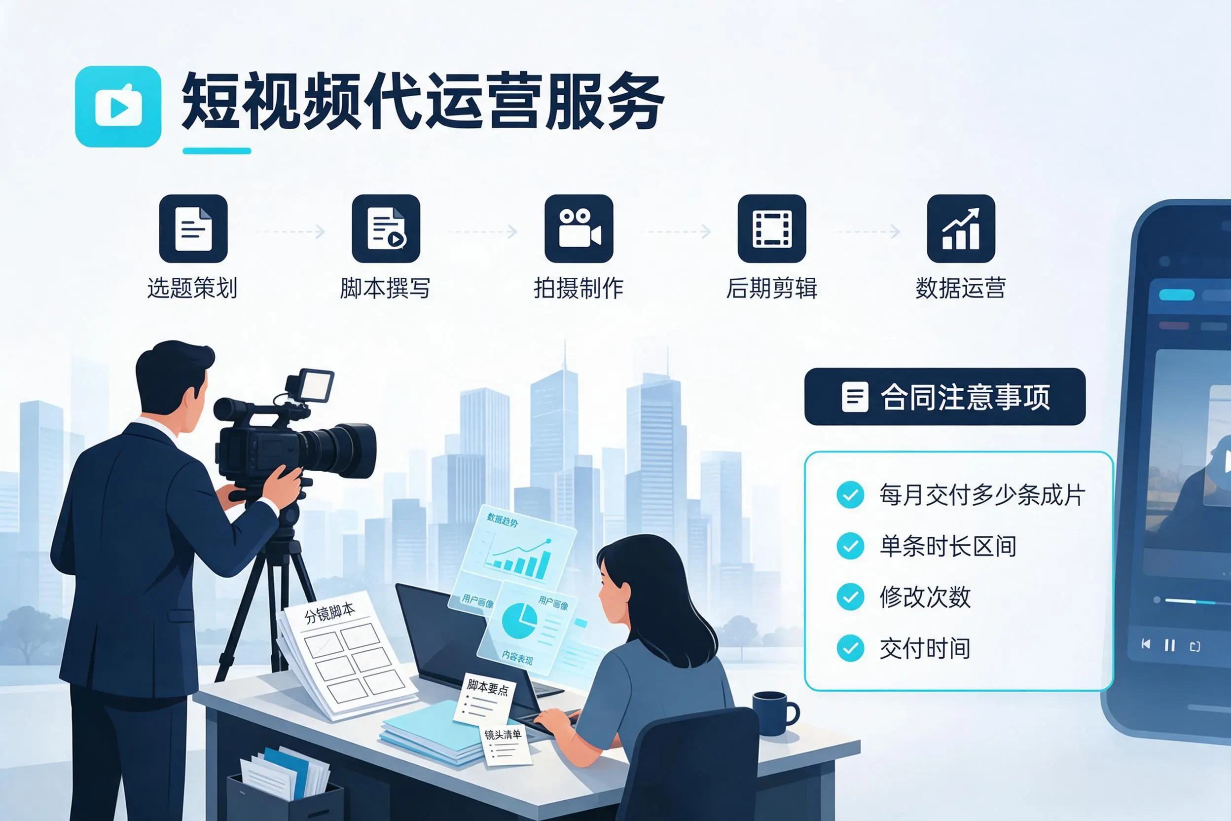 短视频代运营包含哪些服务?乌海企业常见问题科普