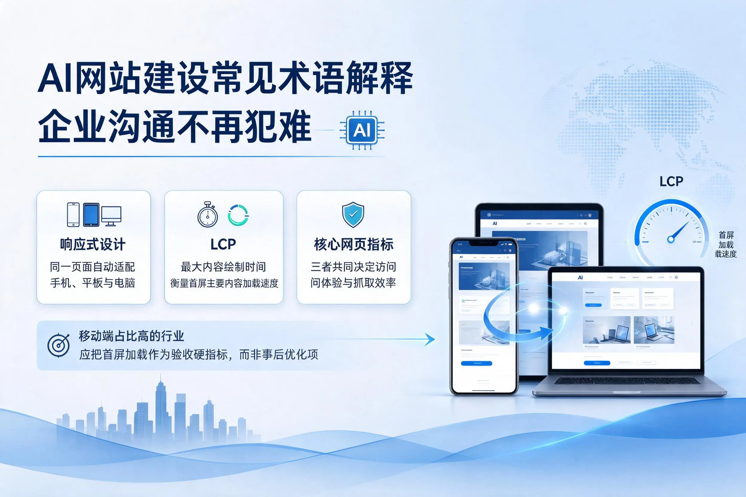 AI网站建设常见术语解释，乌海企业沟通不再犯难